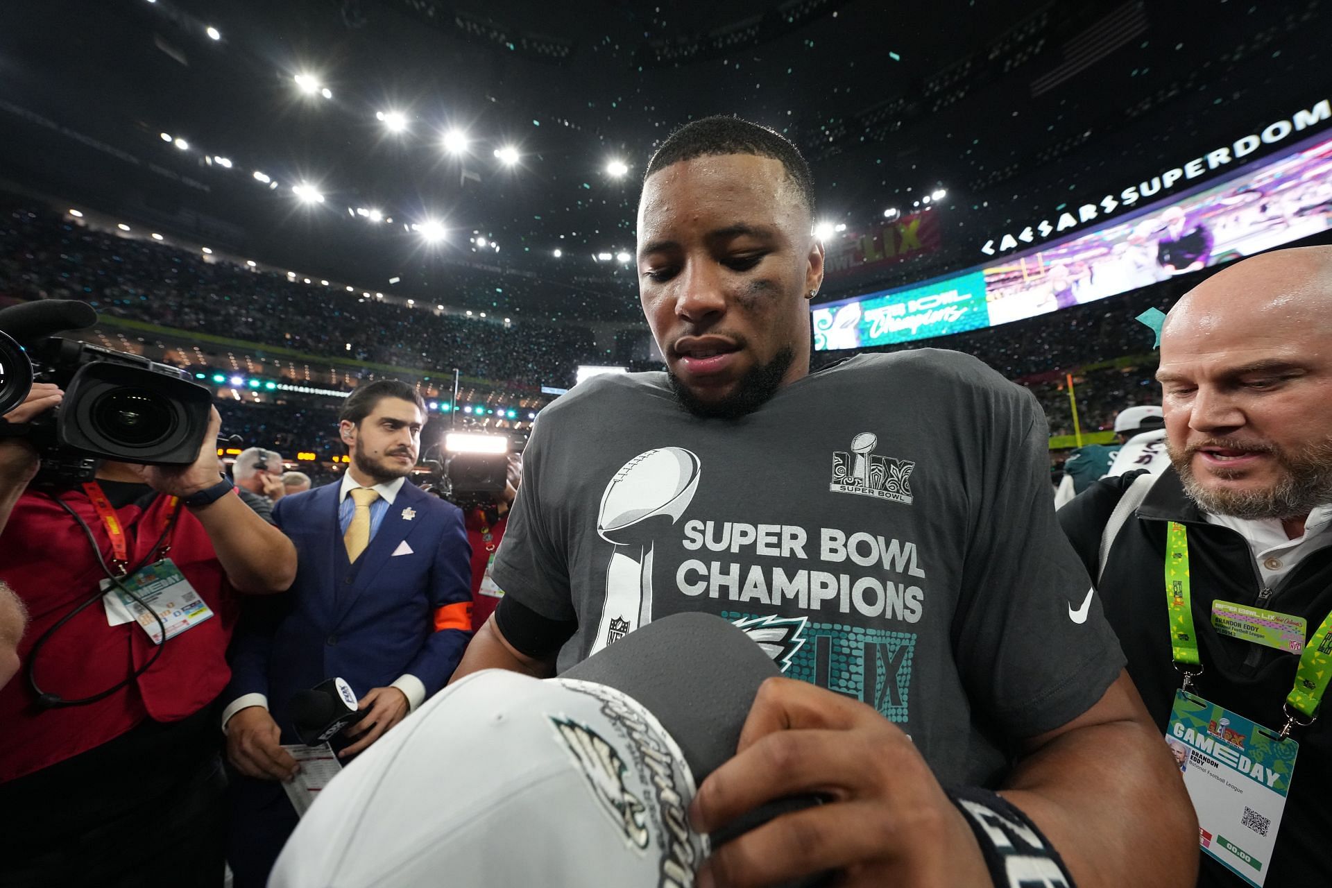 Philadelphia Eagles RB Saquon Barkley - Source: Getty
